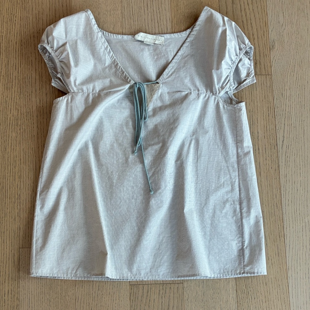 Stella McCartney Pinstripe Cotton Top